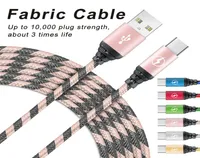 Micro USB Charging Charger Cable 3FT Long Premium Nylon Braided USB TYPE C Cable Sync data Charger Cord for Android Cellphone9497083