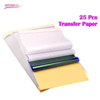 Tattoo Transfer Paper 25 Sheet Tattoo Thermal Stencil Transfer Paper A4 size for hand & Thermal Copying Machines220Q