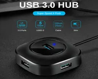 USB HUB USB 30 Splitter Multiple Multi Hub Expander 4 Port HUB for PC Laptop RATAIL4184401