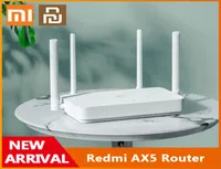 Xiaomi Youpin Redmi Router AX1800 Wi -Fi 6 1800 Mbps 5core Chip 256 MB RAM 24G5G DUAL THE THESHES Network AX5 4 ANTENNAS2899652