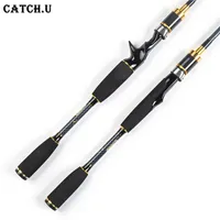 1 8M M Power 7-25g Test 100% Carbon Fiber Lure Casting Spinning Fishing Rod River254S