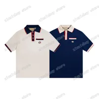 Xinxinbuy Männer Designer T-Shirt Strick T-Shirt Paris Buchstaben Pocket Patch Letter Drucken Kurzarm Baumwolle Frauen Weiß schwarz rote xs-xl