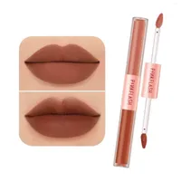 Lip Gloss And Makeup Color-Preserving Lipstick Double-Headed Cup Make-Up Moisturizing Set Waterproofs Tinted