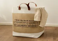 Large Linen Laundry Bag Home Storage Organization for Dirty Clothes Cloth Toys Sundries Building Blocks Bathroom Container2769300