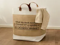 Large Linen Laundry Bag Home Storage Organization for Dirty Clothes Cloth Toys Sundries Building Blocks Bathroom Container7803665