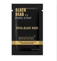 ROSOTENA 6g Face Care Black Head Face Mask Facial Blackhead Remover Nose Acne Deep Cleansing Mineral Mud EX Pore Strips4731967