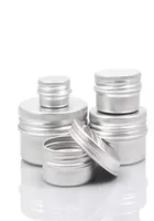 Empty Aluminum Cream Jar Tin 5 10 15 30 50 100g Cosmetic Lip Balm Containers Nail Derocation Crafts Pot Bottle8082984
