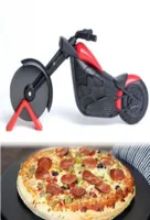 Motorfiets Pizza Cutter Gereedschap Roestvrij stalen pizzawielsnijmesmes Motor Roller Pizza Chopper Slicer Peel Knives Pastry To7655929