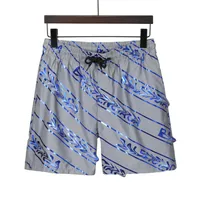 Troncos de natación para hombres reflejan letras estampados de tablero pantalones cortos de playa de secado rápido traje de baño de baño de baño traje de baño de verano ropa de playa