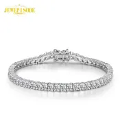 Solidny 925 Srebrny srebrny 1521 cm Stworzony Diamond Minisanite Bracelet Braceletów dla kobiet Wedding Fine Jewelry Drop 2487898