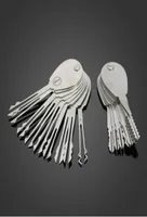 20psc Foldable Lock Opener Double Sided lock picking tools Lock Pick Set Locksmith Tools8940041