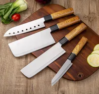 whole 5 suits set Japanese Kitchen cooking Knives knife sets Meat cleaver sharp vegetable knife ABS Plastic handle chef knife5870968