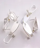 Taidian silver nagel örhänge för infödda kvinnor beadswork örhänge smycken hitta att göra 50 bitar lot14360637