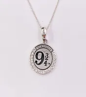 Charms Jewelry Making Hary Poter Platform 9 34 925 Sterling Silver Parejas Daurry Collares para mujeres Men Girl Boys Sets Pend4055338