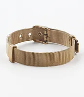 Cuff ZMZY Adjustable Belt Buckle Chain Charm Bracelet WomenMen Mesh Net Bracelets Bangles GoldSilver Color Stainless Steel Jewel6057130