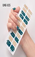 Adesivi decalcomanie 22 pali1 foglio nail art gel racchi di polacco gel