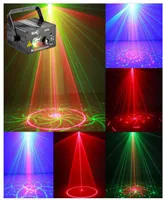 Alta Calidad de 3 Lentes 40 Patrones Club Bar RGB Laser ETAPA de ILUMINACION LED AZUL DJ Home Party Mostrar Profesional Proyector 2629542