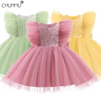 Girl's Dresses Baby Embroidered Formal Princess Dress for Girl Elegant Birthday Party Dress Girl Dress Baby Girl Christmas Clothes 1-6 Years T230106