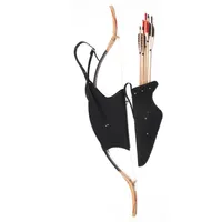 Cow Leather Bow Bag Holder & Arrow Quiver for Traditional Recurve Bow Outdoor Hunting Accessory 229u