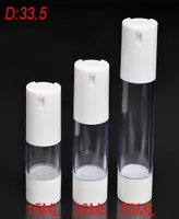 100pcs whole 50ml clean airless vacuum pump lotion bottle with white pump buy 50 ml Refillable Bottles for cream7048289