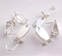 Taidian zilveren vingernagel oorrangpost voor inheemse vrouwen kralenwork oorrang sieraden vinden maken 50 stukslot15774715