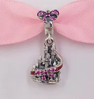 Andy Jewel Jewelry 925 Srebrne koraliki Micky i Minny Mouse Parki DSN Charm świąteczny ustawiony przez Pandora Charms pasuje do Europejskiej Pan9647918