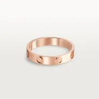 rings golden rings woman designer lovers ring Luxury Jewelry width 4 5 6MM Titanium Alloy Gold Plated Diamond Craft Fashion Accessories rings for woman