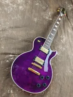 Standard E -Gitarre 1960er Jahre Mahagoni Purple Blumengold und Soundgerät verfügbar