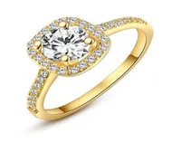 Gold Dimond Wedding Ring Engagement Ti New llegue S925 Arrow Heart Anniversary Solitaire Lady Crastyle Dimond Women Pari2896203