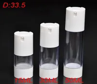 100pcs whole 50ml clean airless vacuum pump lotion bottle with white pump buy 50 ml Refillable Bottles for cream1760586