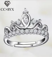 Anneaux de la couronne pour femmes S925 Silver Open Adjustable Bijoux de mode Ringen Rinal Mariage Mariage Accessoires Luxury 7762964902