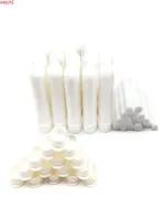 100pcs blanc blanc nasal inhalateur aromathérapie vide tubes d'huile bâtons complets avec coton coregoods6424284