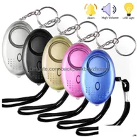 Party Favor Egg Shape Self Defense Alarm Girl Women Security Protect Alert Personal Safety Scream Loud Keychain Wholesale Drop Deliv Dhqzw