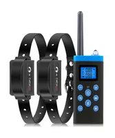WaterProof 1000M Remote Control Dog Training Collar With Deep Vibration Electric Shock Led Light For Pet Dogs Train Products7053462