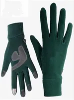 De North Winter Letter Five Fingers Gloves Men Women Wool Touch Screen Globe Hat Outdoor Faceitied Mittens8356187