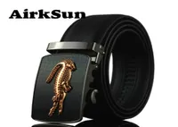 AirkSun 2022 Fashion 140cm Crocodile Buckle Mens Belts For Genuine Leather Big Size Belt Men Ceinture Homme8046395