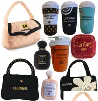 Dog Toys Chews Designs Dog Toys Fashion Hound Collection Unique Squeaky Parody Plush Dogs Toy Handbag Cup Per Bottle Passion For 13503495