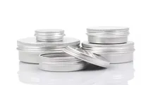 Empty Aluminum Cream Jar Tin 5 10 15 30 50 100g Cosmetic Lip Balm Containers Nail Derocation Crafts Pot Bottle2754603