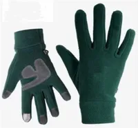 De North Winter Letter Five Fingers Gloves Men Women Wool Touch Screen Globe Hat Outdoor Faceitied Mittens5571284