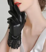 Five Fingers Luves Genuine Leather Woman039S Winter Sheepskin Glove engross macush alinhou um estilo curto, condução feminina mitten6815873