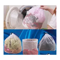 Storage Bags Sell Washing Hine Used Mesh Net Laundry Bag Large Thickened Lingerie Underwear Bra Clothes Socks Wash Bags1 Drop Delive Dhals