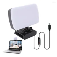 Flash Heads Mini Video Light Conference Live Streaming Kit Webcam Vlog Pography Fill Lamp Selfie Adjustable Portable LED Ligh