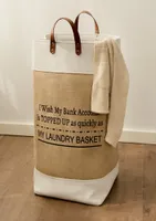 Large Linen Laundry Bag Home Storage Organization for Dirty Clothes Cloth Toys Sundries Building Blocks Bathroom Container7030428