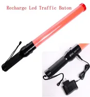 54cm Rechargeable Style LED Traffic Light Baton Glosticks Red Green Yellow Blue Roadsafey Warning Lights5343539