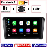 Android 100 Car DVD Multimedia Player Radio Head Unit For Mazda 3 Mazda3 20042009 With 9 Inch 2DIN 3G4G GPS Radio Video Stereo 7314629