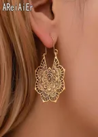 Stud Metal -Ohrringe für Frauen Punklegierung Ohrring Gypsy Stammes ethnischer Reifen Dangle Mandala Bohemian Jewelry7850742