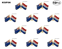 Nowozelandzka Holandia Pin Flag Flag Flag Pins Bról Pins Badges 10pcs Lot6784828