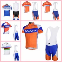 2019 Rabobank Team Pro Cycling Jersey Vêtements Bicycle MTB Bike ROPA CICLISMO Quickdry Sleeves Short Sports Wear X712819383769