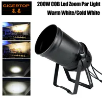 Tiptop Stage Light 200W Cob White Color LED Zoom PAR LIGHT INDOOR LED ZOOM STAGE LIGHT PAR CANS DMX512照明レーザープロジェクターP8394051