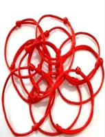 Fast 100pcslot KABBALAH HAND Made Red String Bracelet EVIL Eye Jewelry Kabala Good Luck Bracelet Protection 106773108